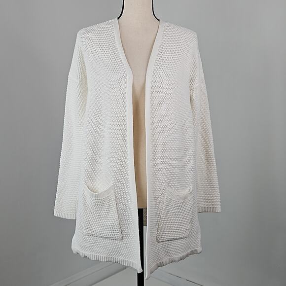 Marine Layer Catalina Knit Cardigan in Ivory Milk | Women's Small | MINOR FLAWS - Picture 1 of 16